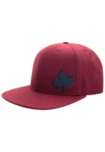Lade das Bild in den Galerie-Viewer, snapback cap gröbenstädt |holz| rot |  ahorn schwarz