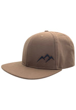 Lade das Bild in den Galerie-Viewer, snapback cap gröbenstädt |holz| hellbraun | berge schwarz