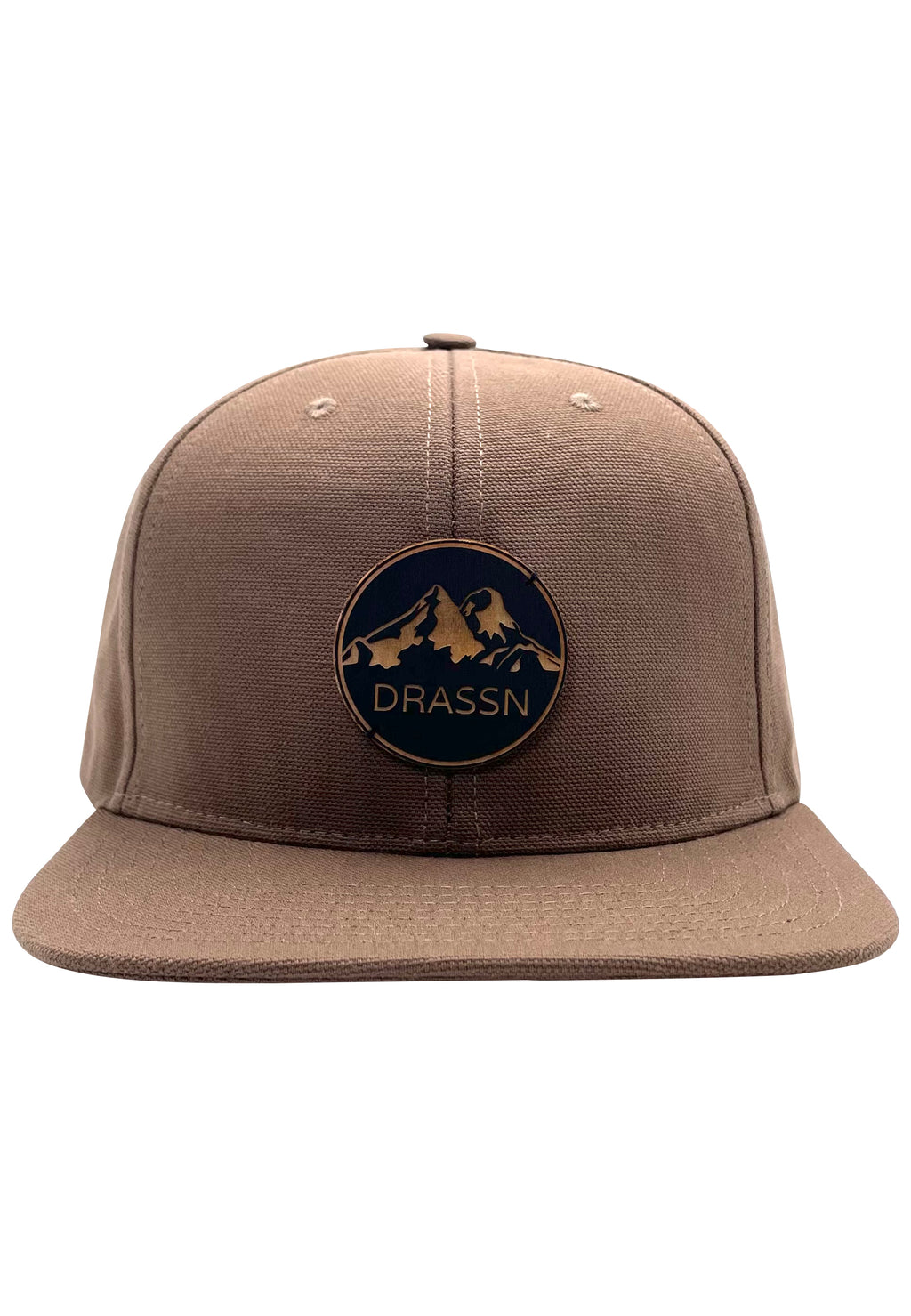 snapback cap gröbenstädt |holz| hellbraun | drassn schwarz